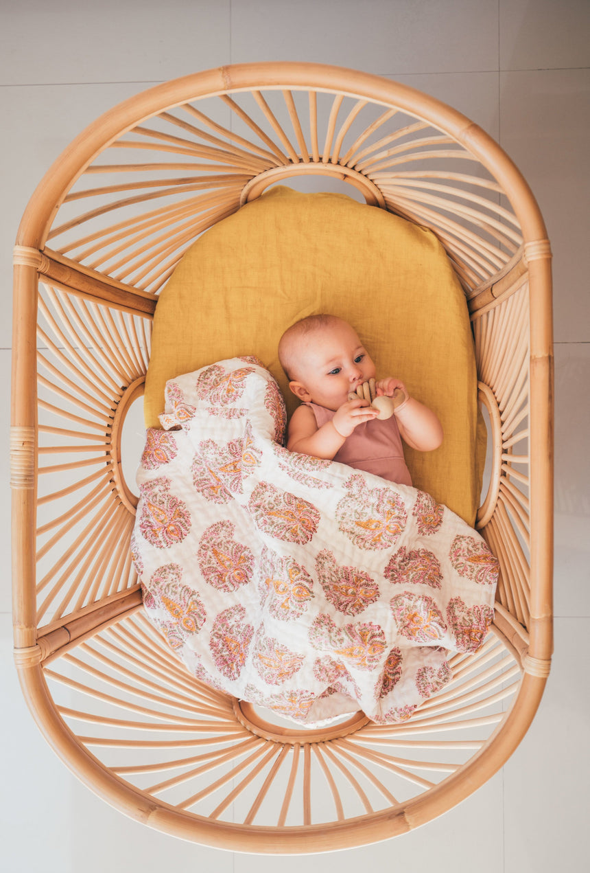 PRE-ORDER Desert Bloom Mini Kantha