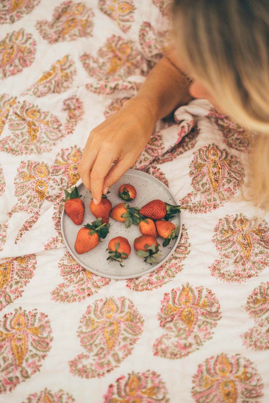 PRE-ORDER Desert Bloom Kantha, Organic